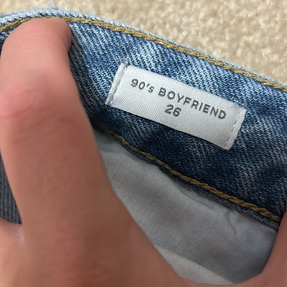 Pacsun Blue Ripped Boyfriend Jeans. Size 26 - Picture 3 of 3